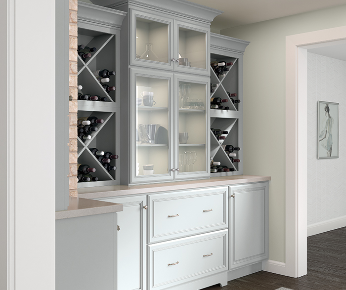 Elegant Wine Storage Cabinet Solution