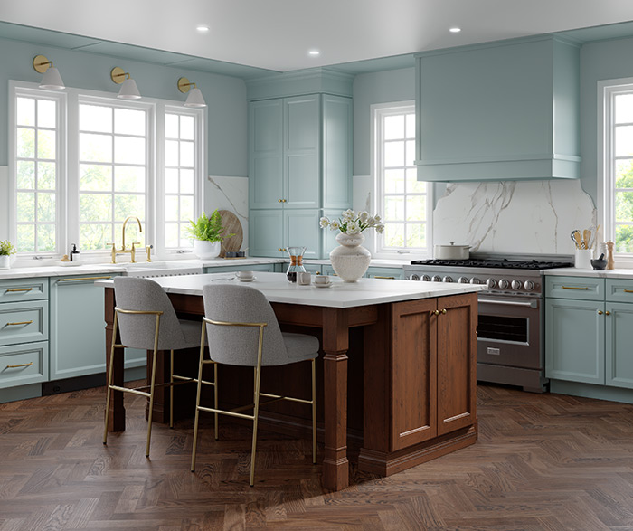 Light Blue Kitchen Cabinets