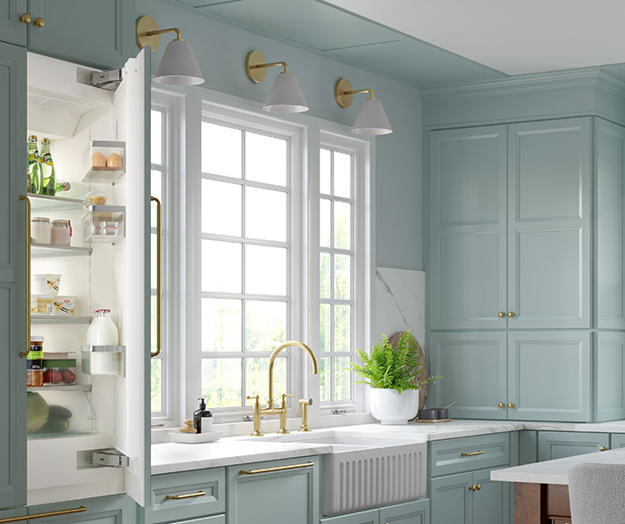 Light Blue Kitchen Cabinets