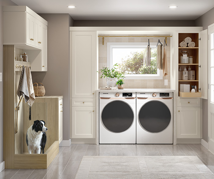 Utility Laundry Room with Dog Wash Station