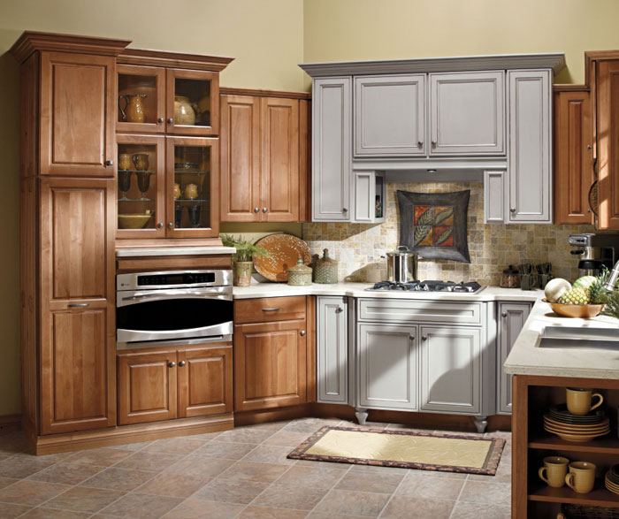 Carson Alder kitchen cabinets